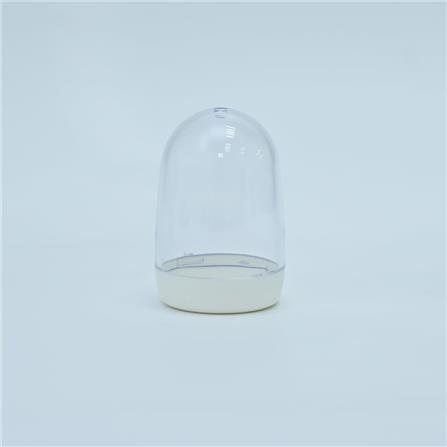 TOOTHPICK BOX PULL LID ROUND KECH WHITE