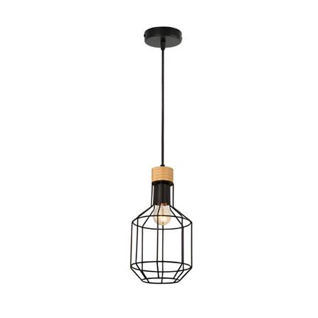 CHANDELIER BRIGHT OBJECTIVES B11075-1P 160MM BLACK