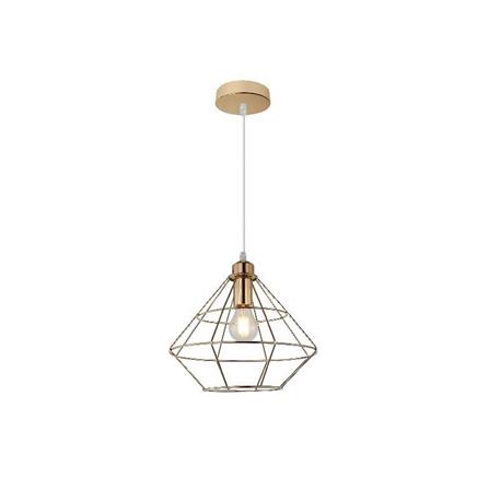 CHANDELIER 10278-1P-GD 230MM BRIGHT OBJECTIVES GOLD
