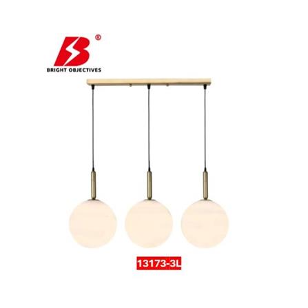 CHANDELIER 13173-3L BRIGHT OBJECTIVES 200MM COPPER