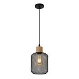 BRIGHT OBJECTIVES CHANDELIER 14937-1P 150MM BLACK