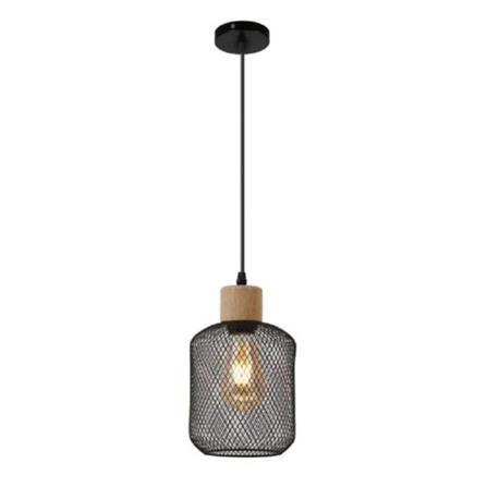 BRIGHT OBJECTIVES CHANDELIER 14937-1P 150MM BLACK