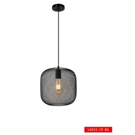 BRIGHT OBJECTIVES CHANDELIER 14933-1P 250MM BLACK