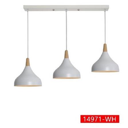 BRIGHT OBJECTIVES CHANDELIER 14971-3P WH 200MM WHITE
