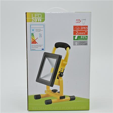 LED 20W RECHARGEABLE FLOOD LAMP STAR