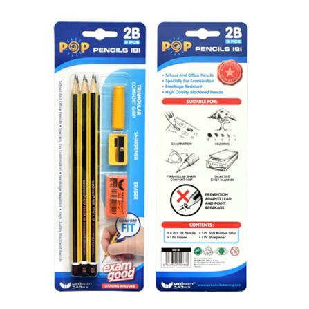 UNICORN PENCIL SET 9'S BC-181 (9 PIECES)