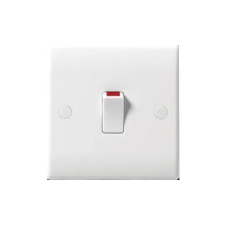 10A 1GANG 1WAY SWITCH SOCKET SELAMAT MS-101L WHITE