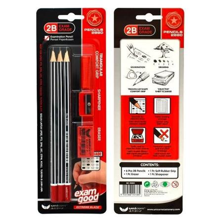 UNICORN EXAM 2B PENCIL SET 9'S BC-2880