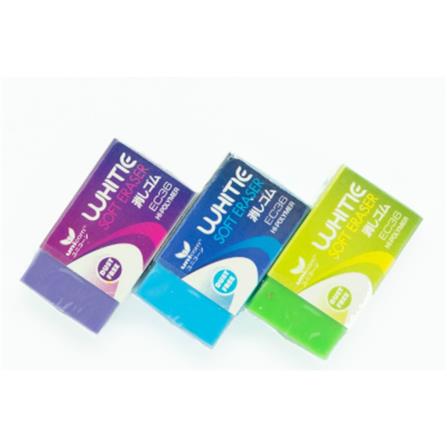 UNICORN SOFT COLOUR ERASER EC36-3S 3 PIECES