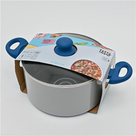 TASTY COOKPOTS 24CM X 12CM WITH GLASS LID 678540