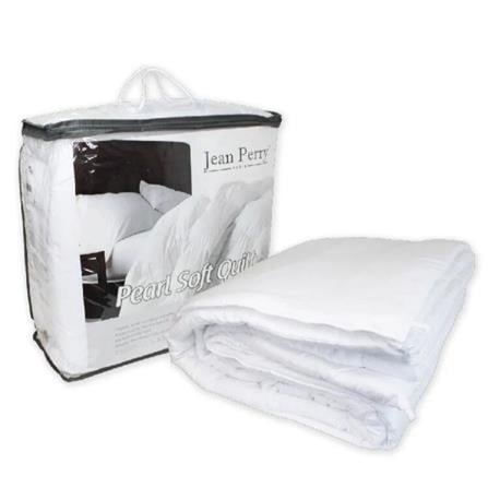 JEAN PERRY PEARL SOFT WHITE QUILT QUEEN
