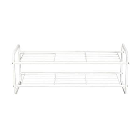 2 TIER SHOE RACK STACKO 70X27X27.7CM WHITE