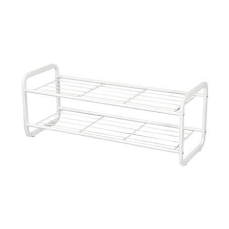 2 TIER SHOE RACK STACKO 70X27X27.7CM WHITE