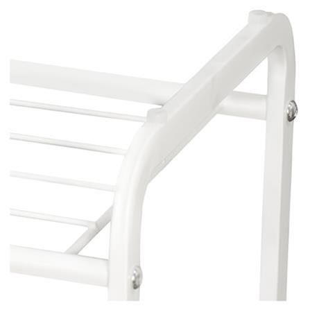 2 TIER SHOE RACK STACKO 70X27X27.7CM WHITE