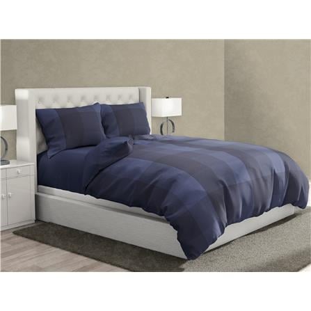NORDIC HOME DUVET COVER COOL TOUCH SUPER SINGLE JUNO BLUE