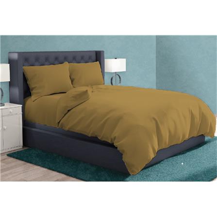 NORDIC HOME FITTED SHEET SET CRISP & FRESH SUPER SINGLE MUSTRAD