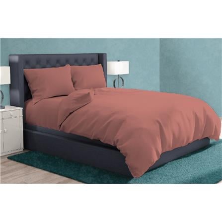 NORDIC HOME FITTED SHEET SET CRISP & FRESH SUPER SINGLE SAND