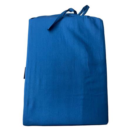 NORDIC HOME FITTED SHEET SET CRISP & FRESH KING BLUE