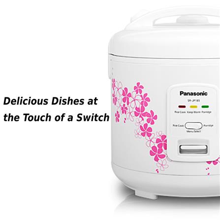 PANASONIC JAR RICE COOKER SR-JP185WSK 650W 1.8L