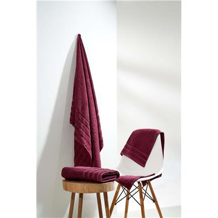 NORDIC HOME BATH SHEET IBIZA COTTON 100X150CM CORDOVAN