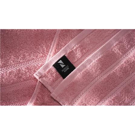 NORDIC HOME BATH SHEET IBIZA COTTON 100X150CM DUSTY PINK
