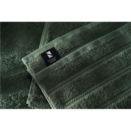 NORDIC HOME BATH SHEET IBIZA COTTON 100X150CM BRONZE GREEN