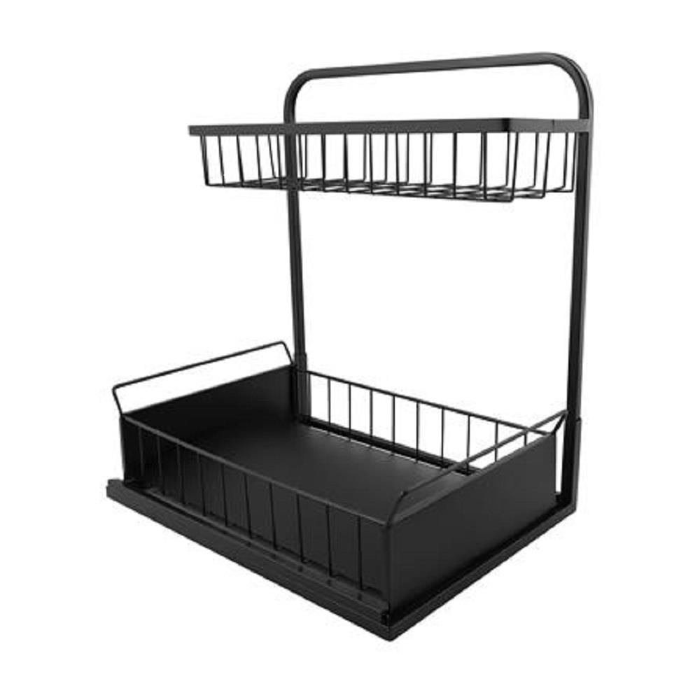 2 TIER SPICE RACK BLACK MODISH KECH YS20621P