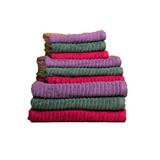 NORDIC HOME BATH SHEET SUPER PLUSH BAMBOO 100X150CM PURPLE