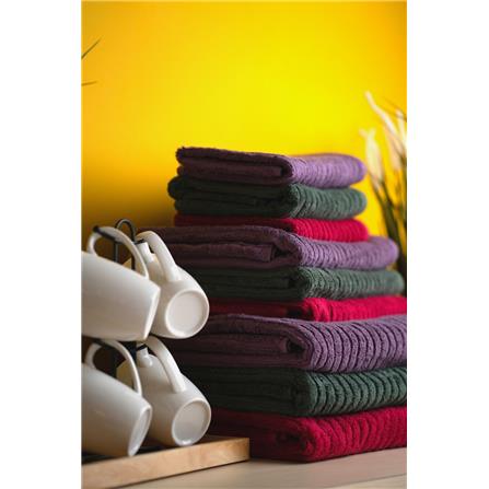 NORDIC HOME BATH SHEET SUPER PLUSH BAMBOO 100X150CM PURPLE