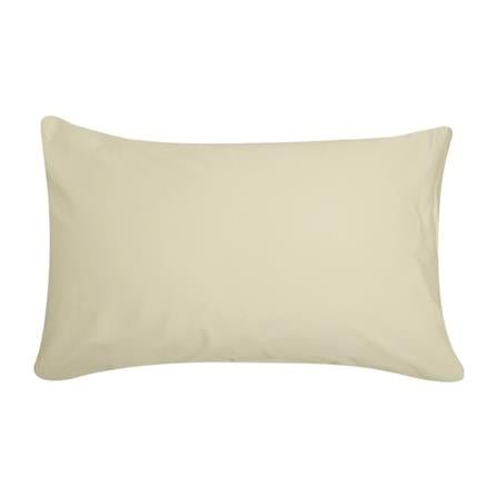 HLS PILLOWCASE COTTON SATEEN CREAM 2PCS