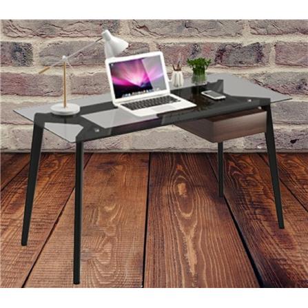 OFFICE TABLE FUR GLASS CT-3618 BLACK