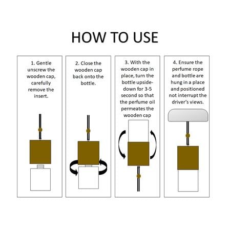 KAORI HANGING PERFUME 8G HONEYDEW