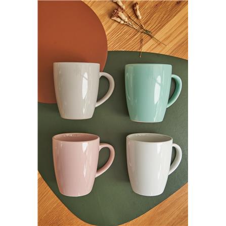 LITTLE HOMES STONEWARE MUG 14 OZ GREY