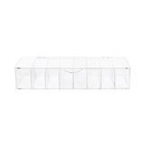 CHARGER STORAGE BOX 28X10.5X5.8CM RUM21110901 CLEAR