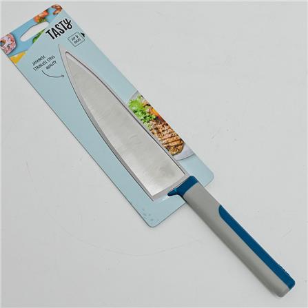 FACKELMANN TASTY CHEF KNIFE 8IN WITH PP/TPR  HANDLE 678245