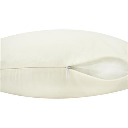 HLS COVER CUSHION CT SATEEN 16X16" CREAM