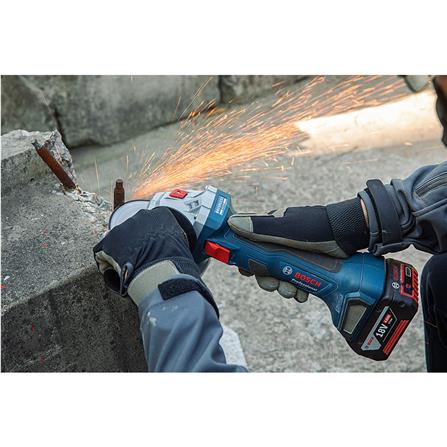 BOSCH CORDLESS 18V BRUSHLESS 4" ANGLE GRINDER GWS 180-LI (2x 4.0Ah Batteries)