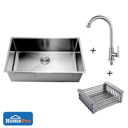 CABANA BUILT-IN UNDERMOUNT HAND MADE KITCHEN SINK 1BOWL CKS7309 75CM