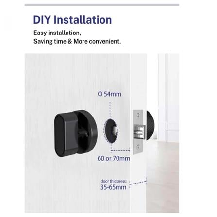 T-REX SMART DOOR LOCK TXK 88 BLACK