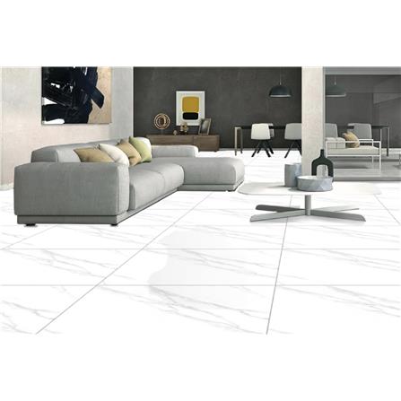 TARA FLOORTILE 60X60CM WHITE CALACATA 1.44M2