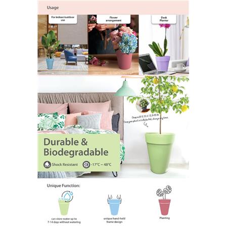 BABA BIO POT NB-150 POT MORANDI BLUE