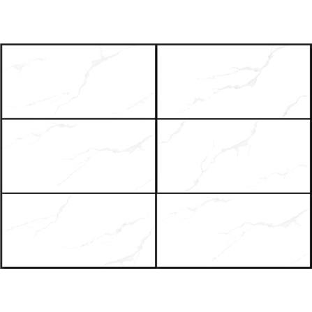 TARA WALLTILE 30X60CM WHITE CALACATA 1.44M2