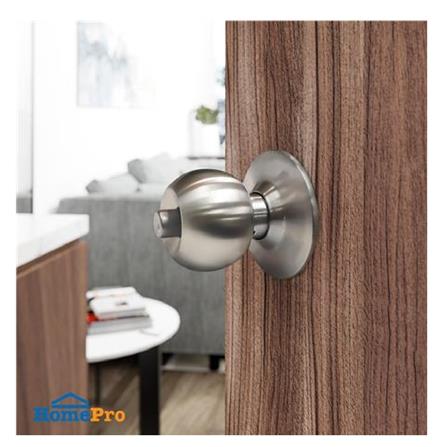 AZLE ENTRANCE KNOB BALLHEAD 587 SS