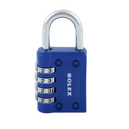 SOLEX 40MM SOLEX LOCK C44BL  PADLOCK SINGLE