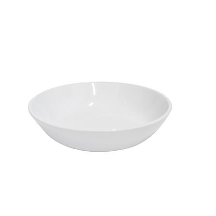 LITTLE HOMES STONEWARE DEEP PLATE 8.5 INCH - WHITE