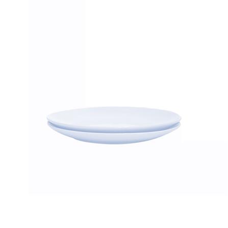 LITTLE HOMES STONEWARE DINNER PLATE 10.5 INCH - WHITE