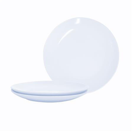 LITTLE HOMES STONEWARE DINNER PLATE 10.5 INCH - WHITE