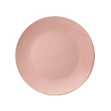 LITTLE HOMES STONEWARE DINNER PLATE 10.5 INCH - PINK