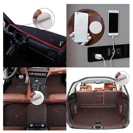 PACK IN  VELCRO HOOK AND LOOP ROUND 22MM BLACK