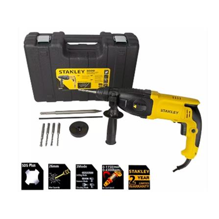 26MM 800W ROTARY HAMMER STANLEY SHR263KA-XD